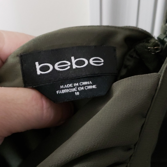 Bebe party dress club. Green size 10 - Picture 6 of 6